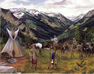 Lewis and Clark in the Bitterroot Valley of Montana
